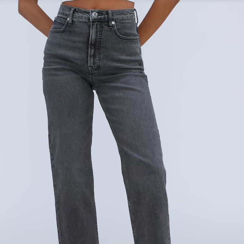 Everlane Way High Jean washed black Sz 32